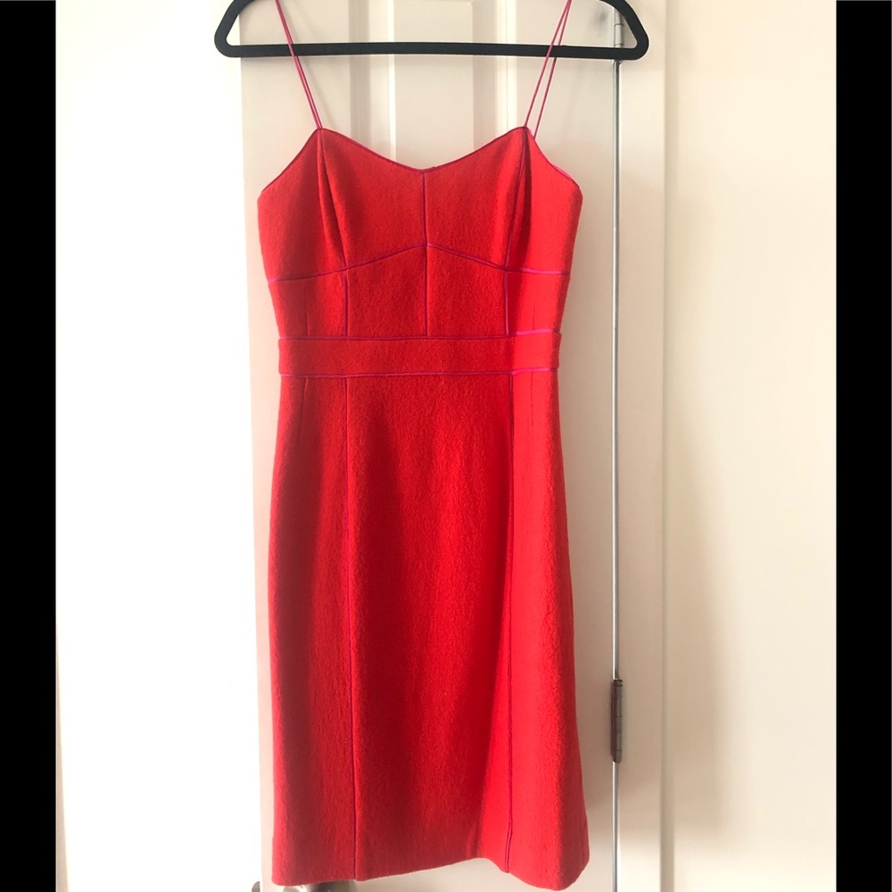 Spaghetti—strap Banana Republic Orange dress NWOT